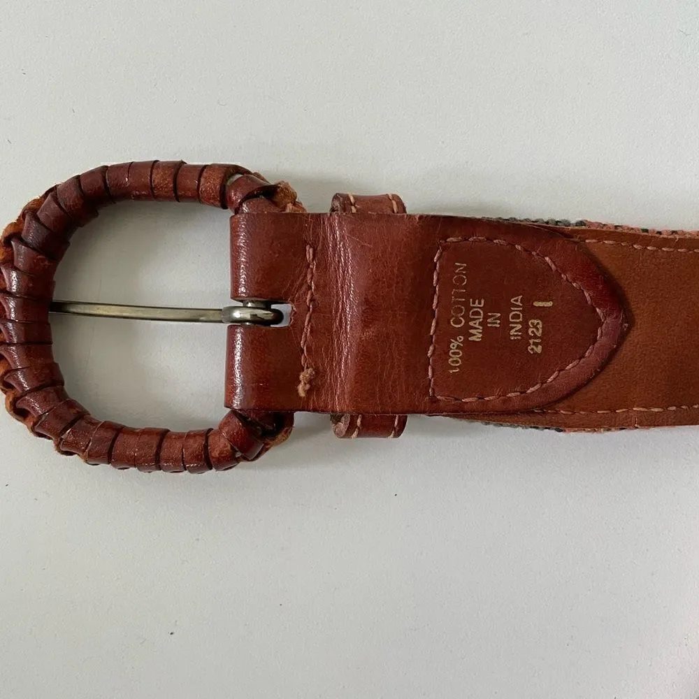 Colorful Woven Cotton Belt